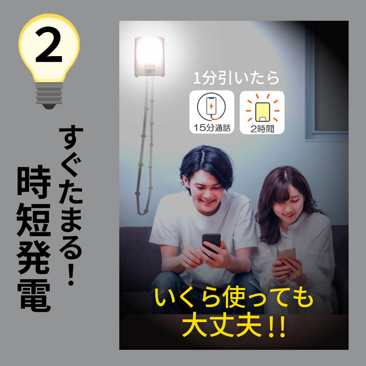 すぐたまる時短発電